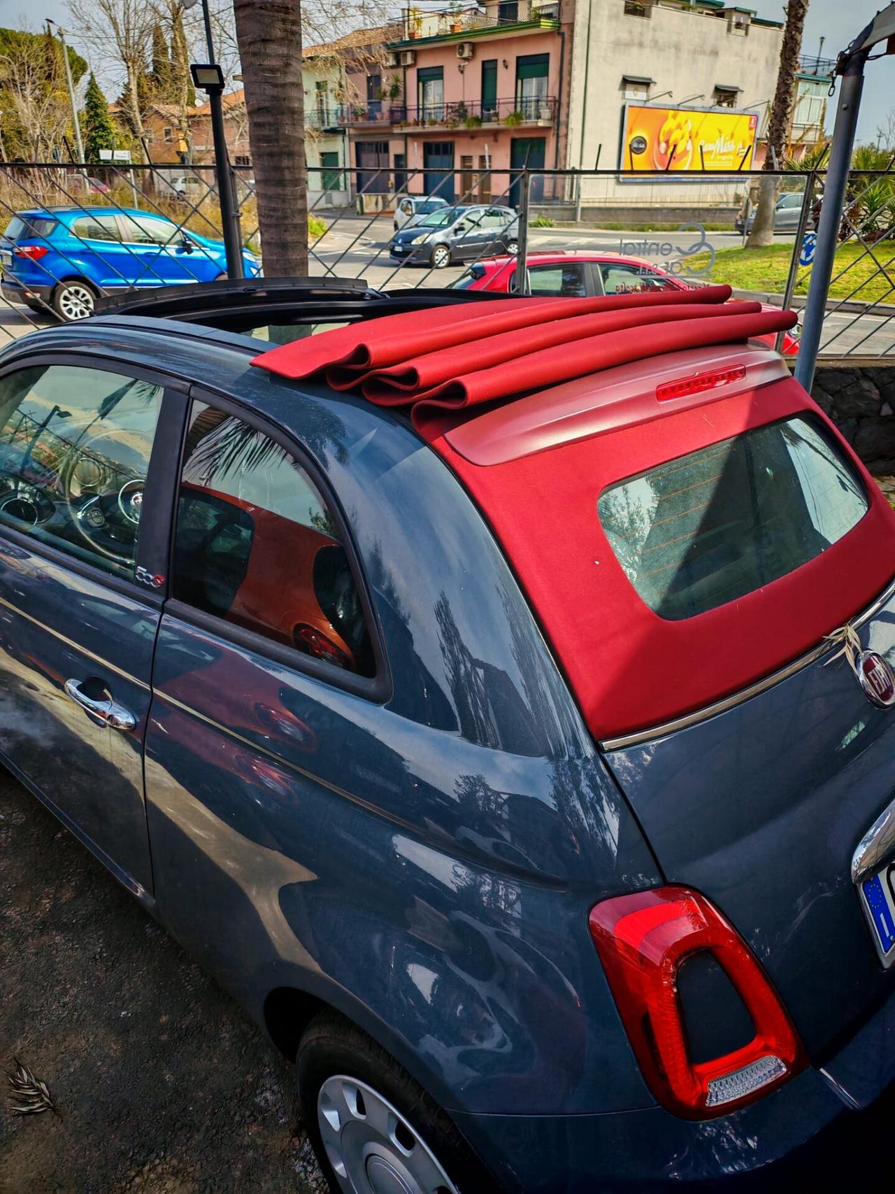 Fiat 500 C 1.0 Hybrid Red