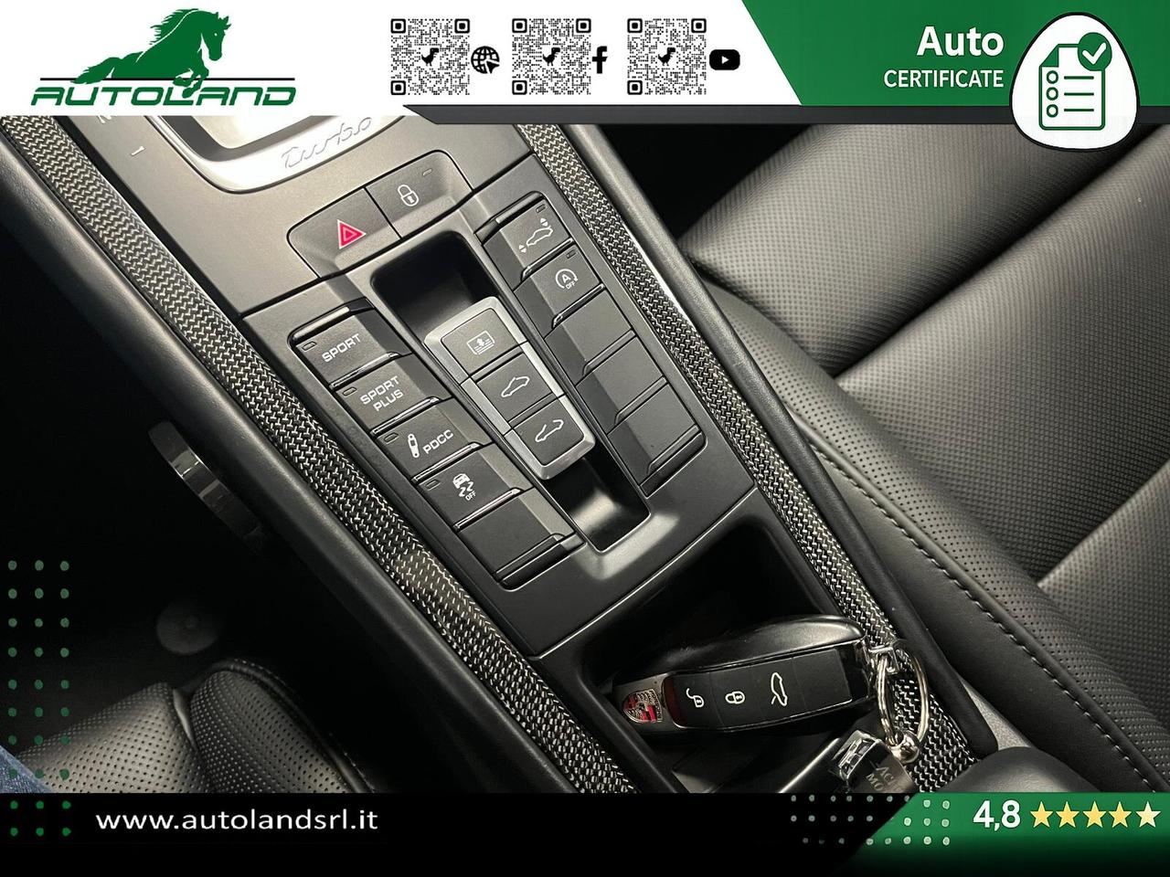 Porsche 991 3.8 Turbo S 560cv PDK *PCCB*SportChrono*AsseSterzante*BOSE*TettoApribile*