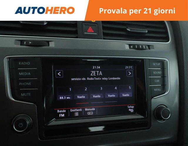 VOLKSWAGEN Golf 1.6 TDI 90 CV 5p. Tech&Sound BlueMotion Technology