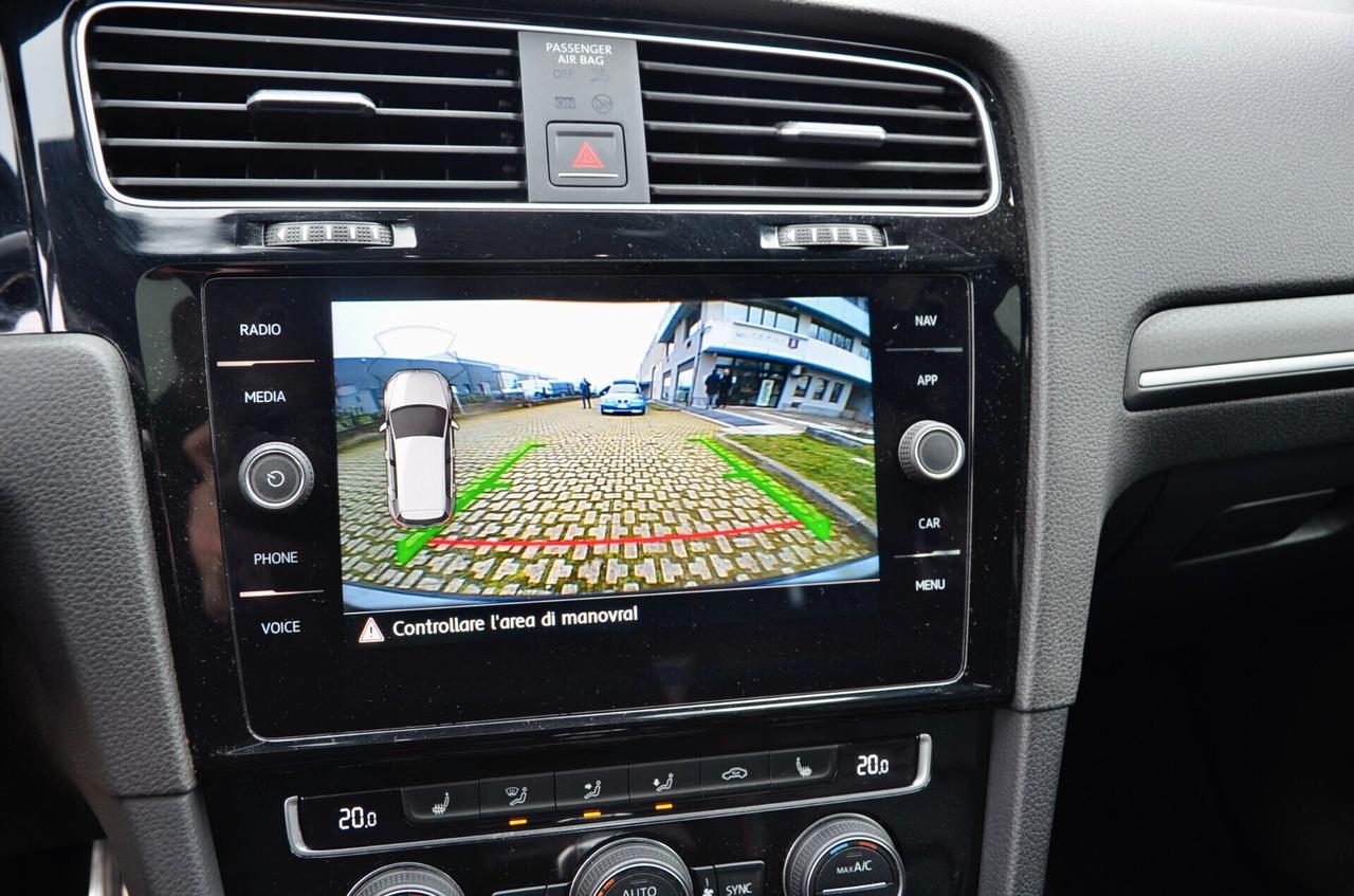 VOLKSWAGEN GOLF 7.5 GTI PERFORMANCE 2.0 TSI 245cv DSG, SERVICE CON FATTURE, TETTO, DCC, FULL PELLE, FARI FULL LED, 19", PERMUTE