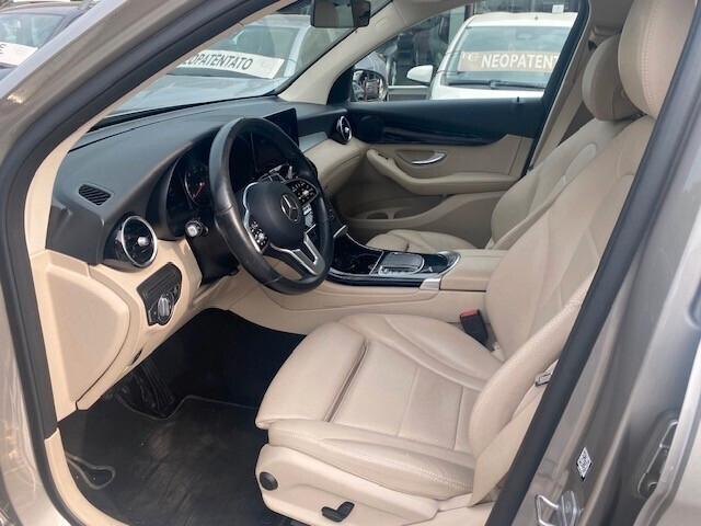 MERCEDES BENZ GLC 220 D 4MATIC SPORT AUTOMATICA - IVA ESPOSTA - 24 MESI GARANZIA