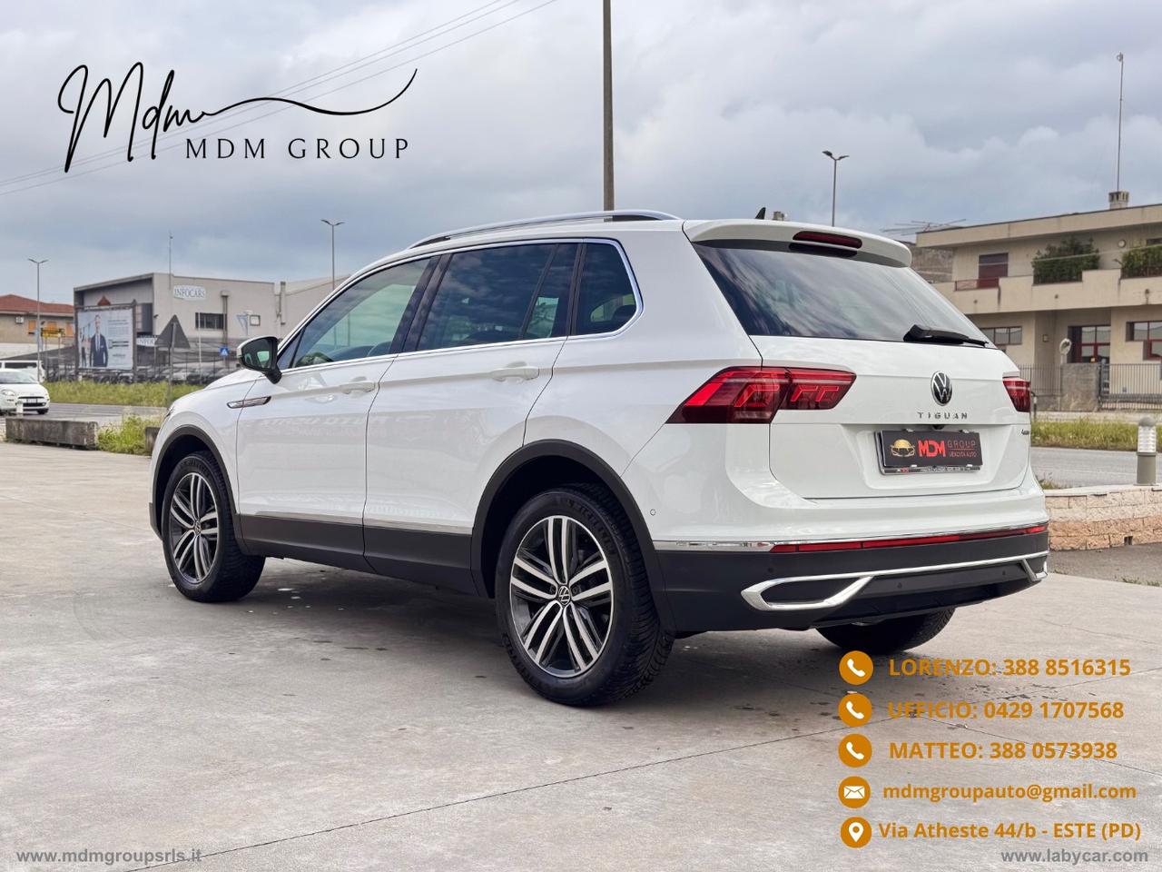 VOLKSWAGEN Tiguan 2.0 TDI 200CV SCR DSG 4MOT. Eleg. IVA ESPOSTA