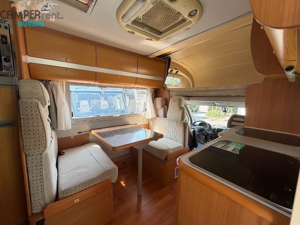 Mobilvetta ICARO S6 MANSARDATO COMPATTO 6 POSTI LETTO