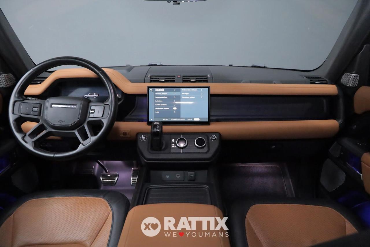 Land Rover Defender 3.0d 3.0 i6 Mhev 300CV X AWD Auto 8p.ti + tetto apribile & roof rack