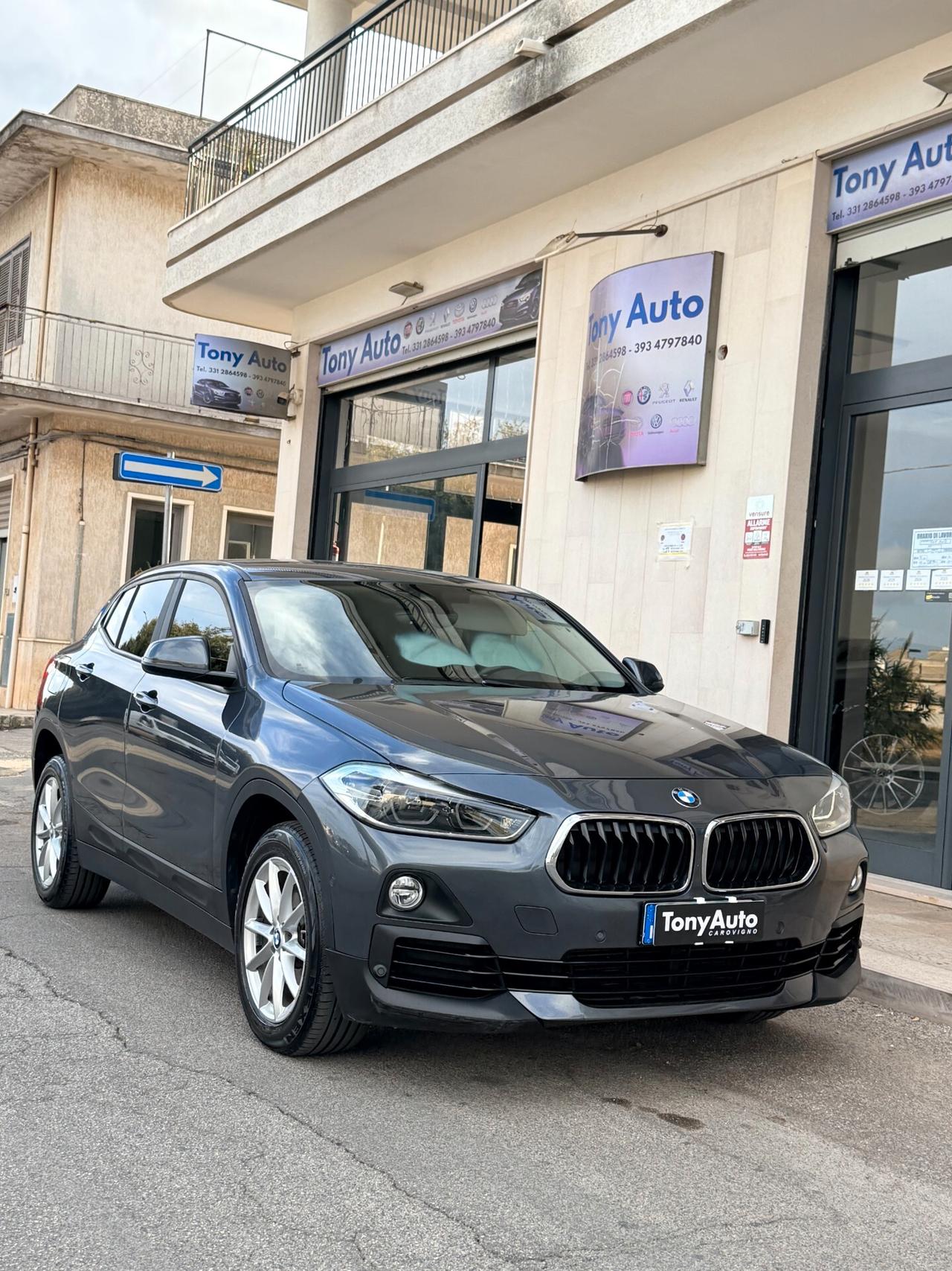 Bmw X2 sdrive18d auto NAVI,ANDROID AUTO,BLUETOOTH,SENSORI DI PARCHEGGIO,BLOCK SHAFT,FULL LED,PORTELLONE AUT