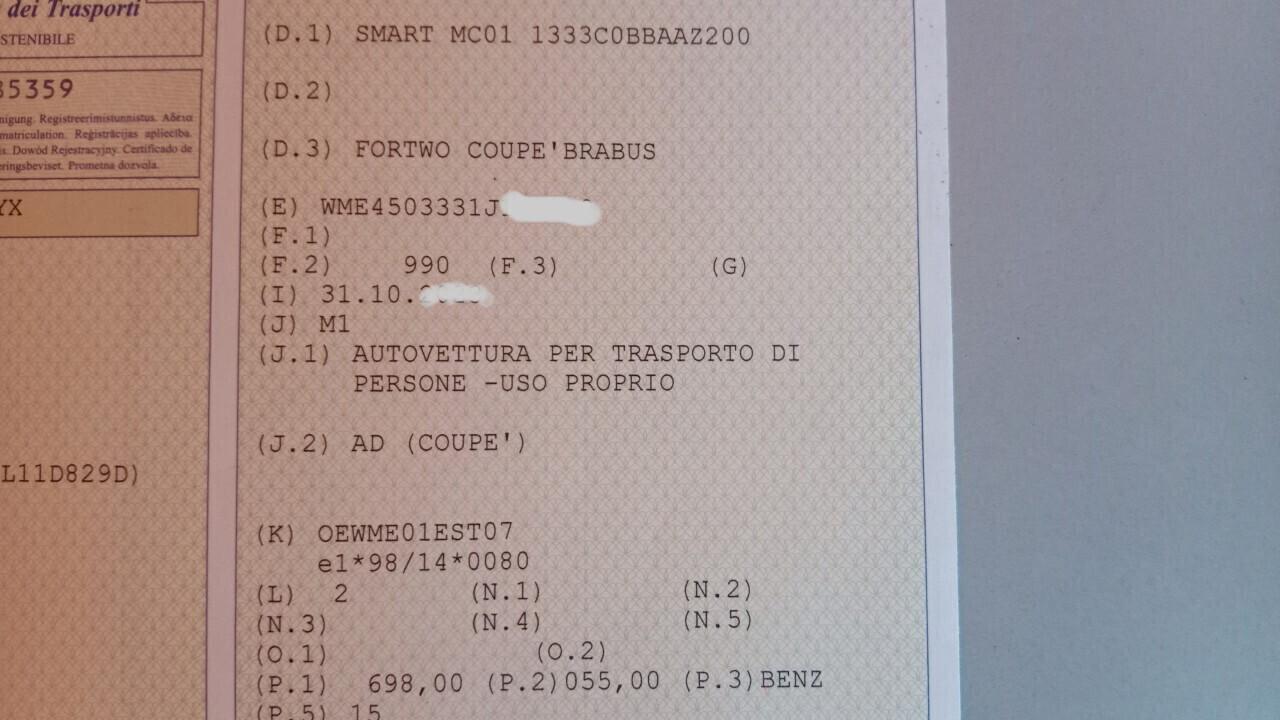 Smart Brabus totalmente restaurata (da collezione)