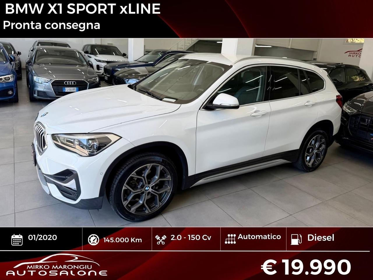 Bmw X1 sDrive18d xLine FINANZIABILE