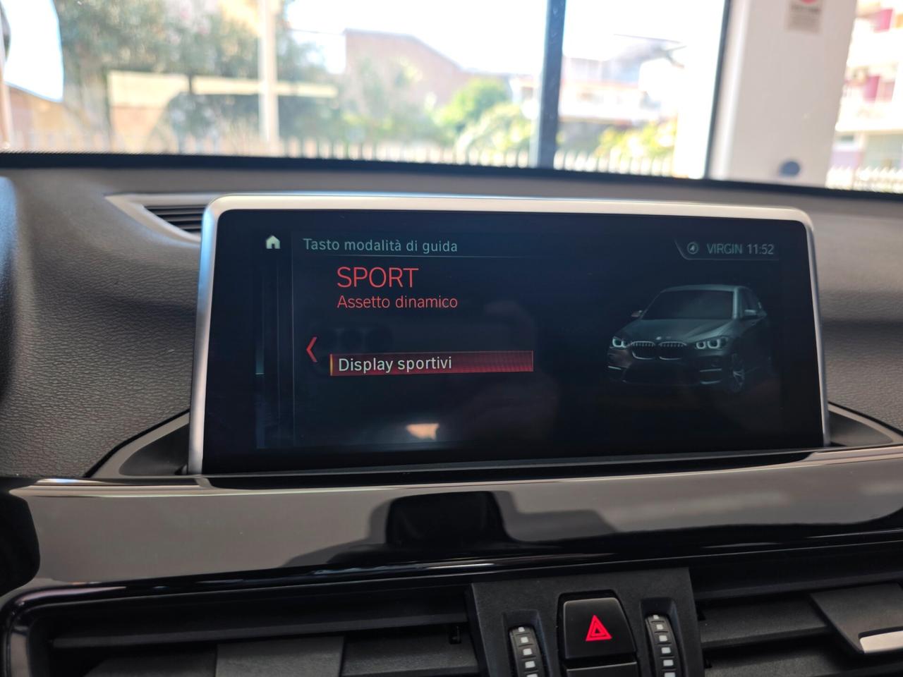 Bmw X1 sDrive 18d M-Sport Blu Estoril 2019 head up display