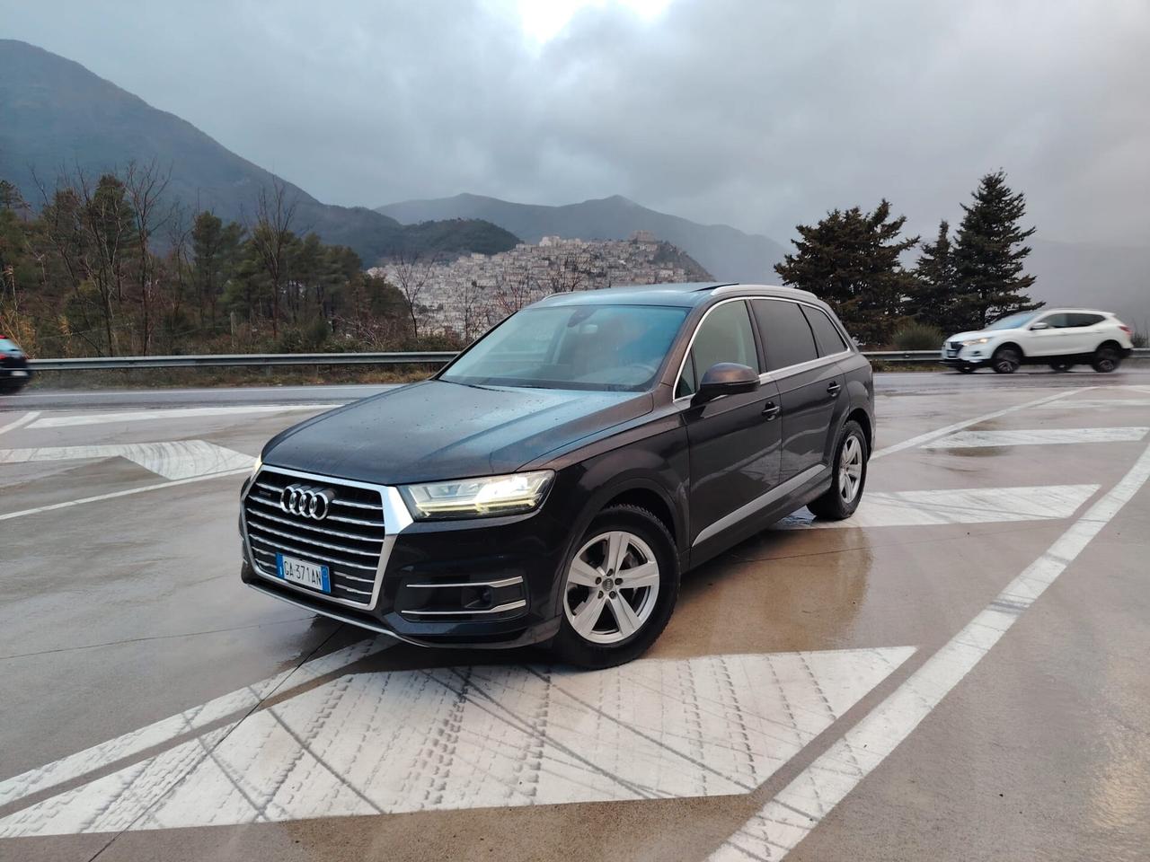 Audi Q7 3.0 TDI 272 CV 4x4-Tetto-Gancio-Xenon-7Posti-Pelle Tabacco-