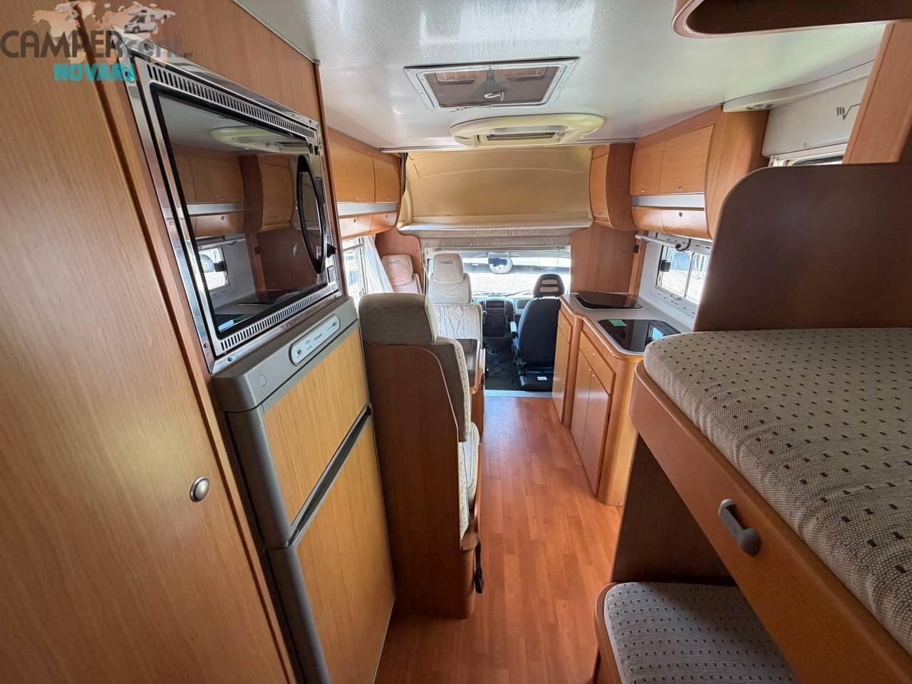 Mobilvetta ICARO S6 MANSARDATO COMPATTO 6 POSTI LETTO