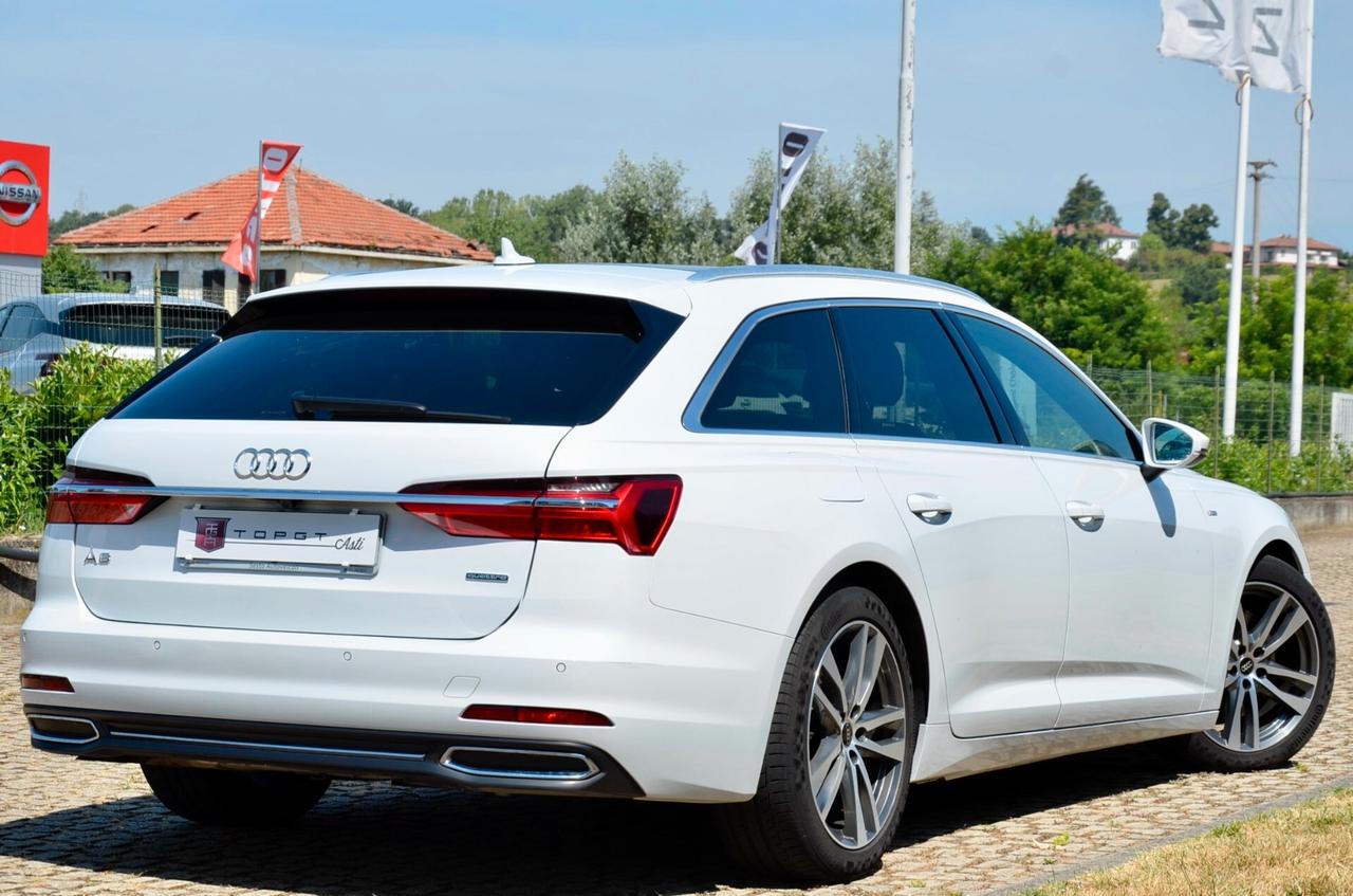 AUDI A6 AVANT 50 3.0 TDI MILD HYBRID S LINE INT+EXT QUATTRO 286cv TIPTRONIC, GARANZIA AUDI 3/28, UFF ITALIANA, EURO 6D, SERVICE AUDI, TETTO, FULL LED, PERMUTE