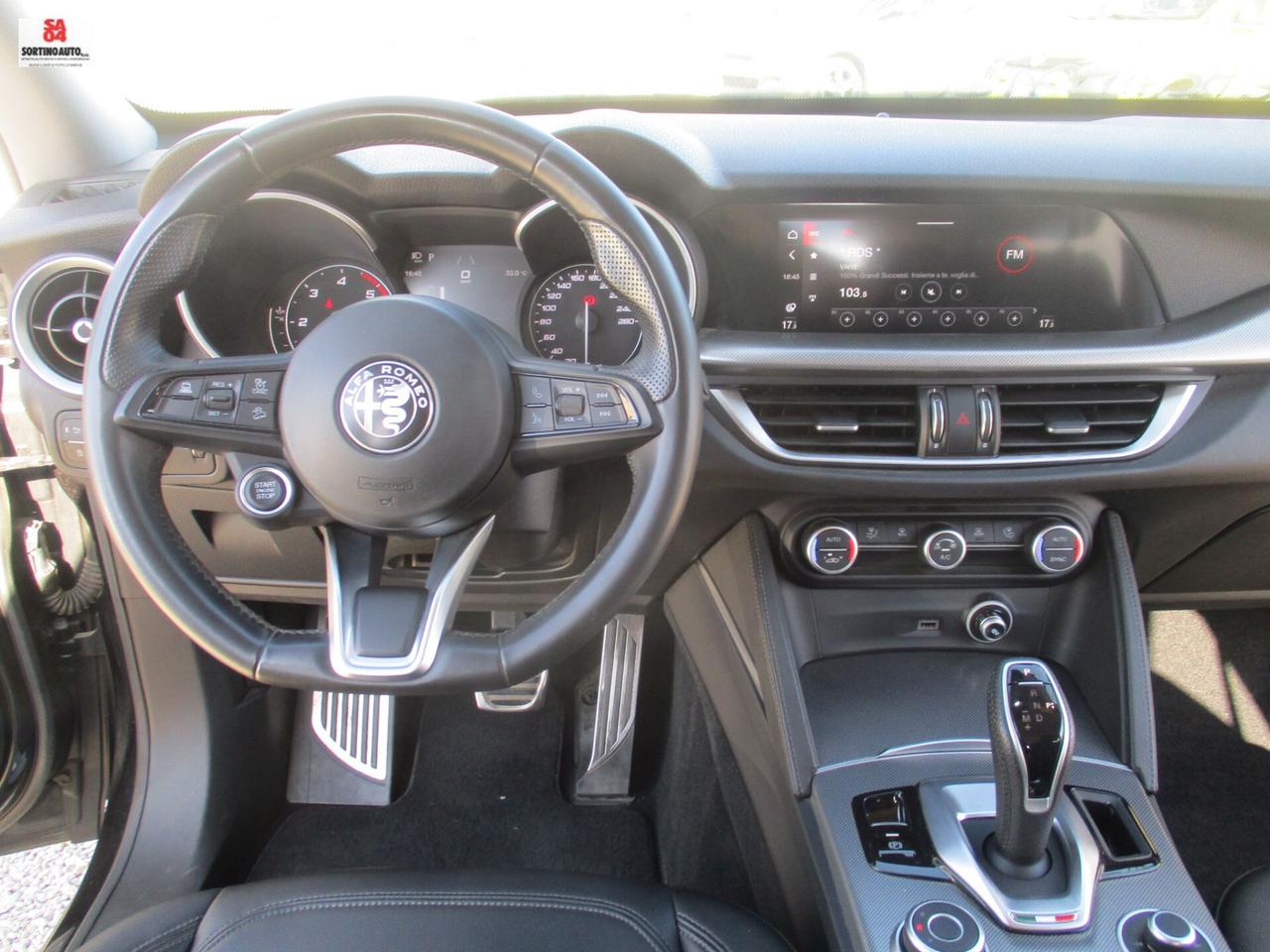 Alfa Romeo Stelvio 2.2 Turbodiesel 190 CV AT8 Q4 Sprint BLACK EDITION 11/2021 KM85000 FULL