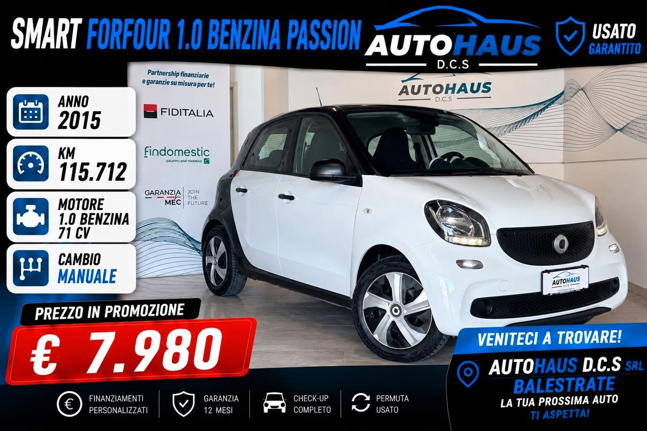 Smart ForFour 70 1.0 benzina Passion