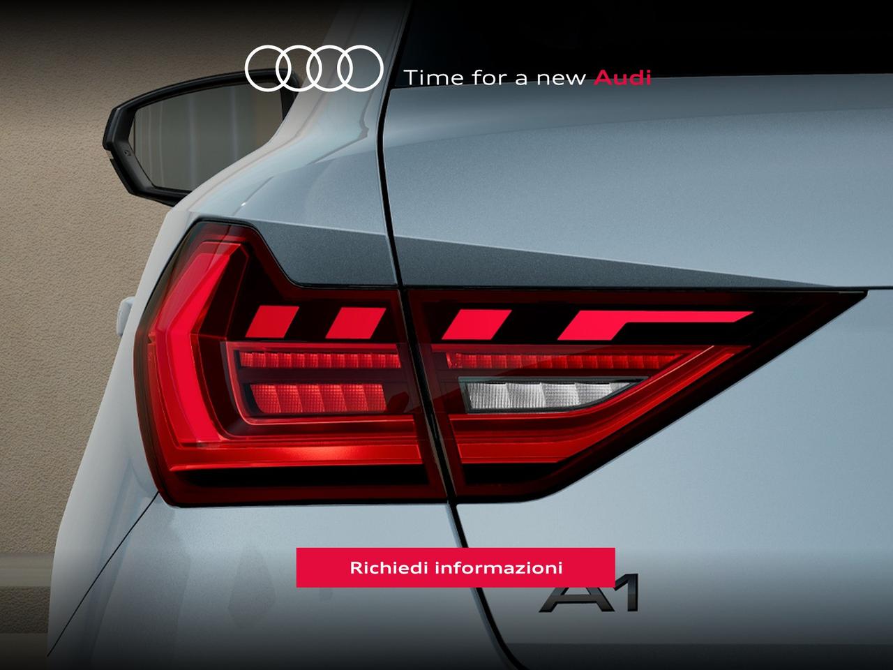 Audi A1 sportback 30 1.0 tfsi identity black 116cv s-tronic