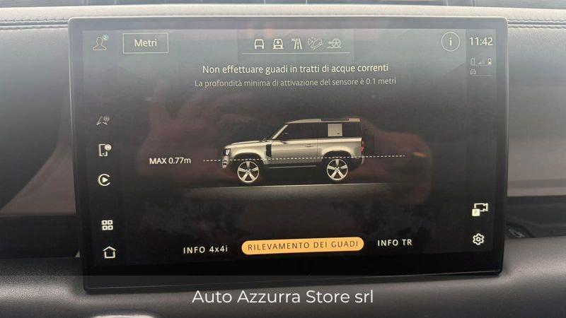 Land Rover Defender 90 3.0D I6 300CV AWD Auto X | IVA, UNIPRO, SERVICE RR, TETTO, 22'', ACC