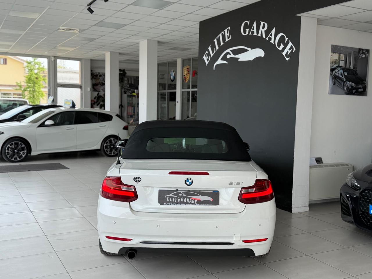 Bmw 218i Cabrio Sport Bianco Perla
