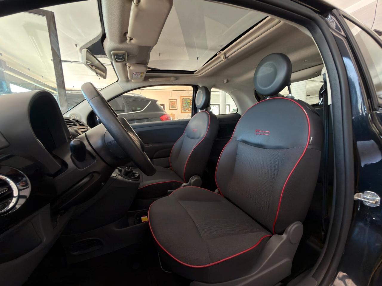 Fiat 500 Lounge 1.2cc 69cv Benzina Neopatentati Tetto panoramico
