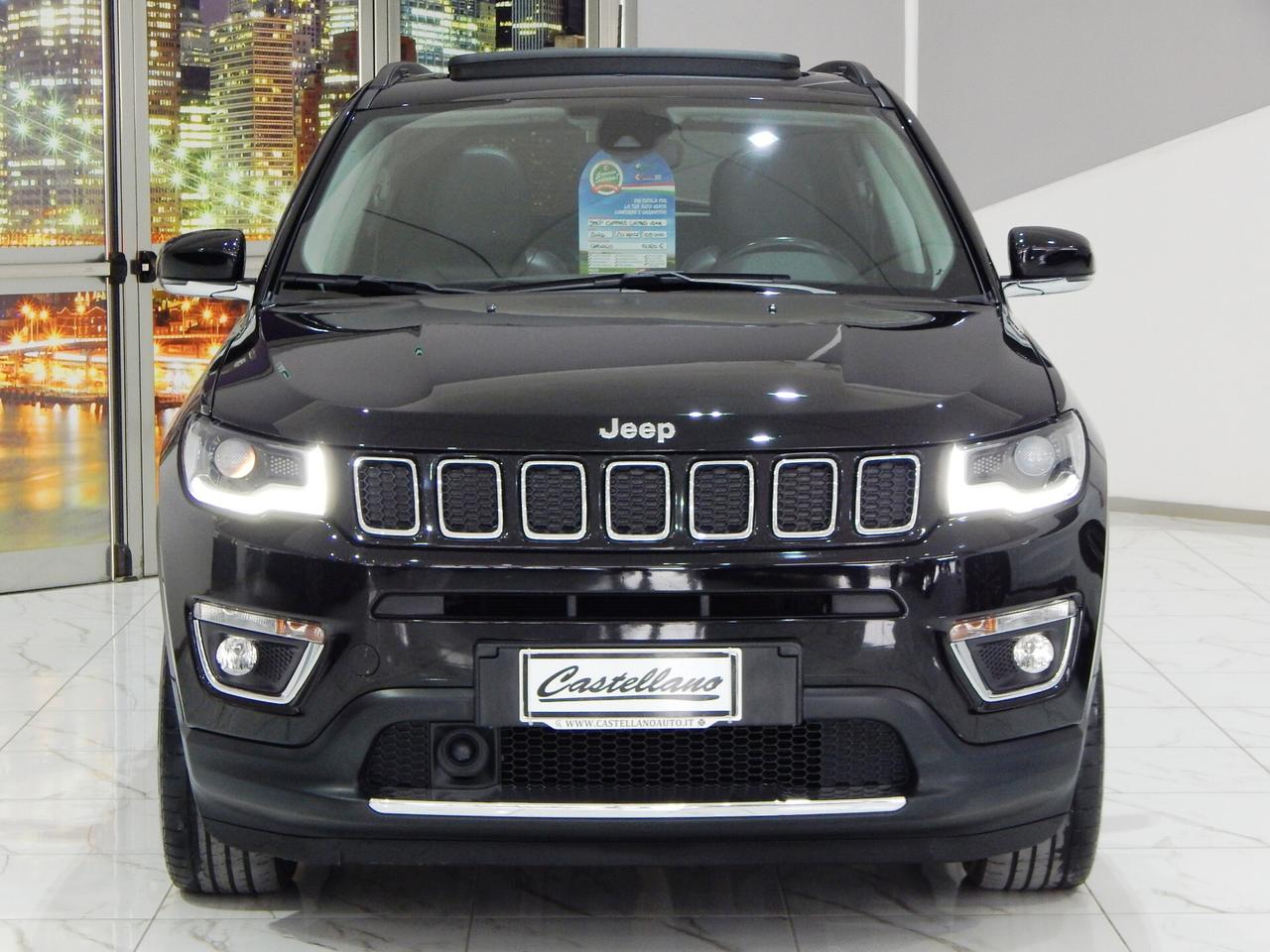 Jeep Compass 2.0 mjt Limited 4wd 140cv Aut TETTO-NAVI-PELLE-LED