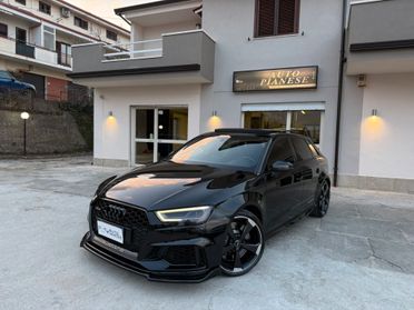 Audi RS3 SPB 2.5Tfsi 400Cv Quattro S-Tronic Total Black Tetto Virtual