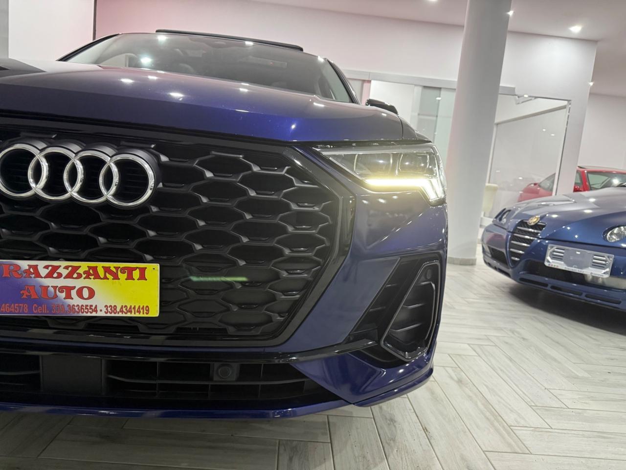 Audi Q3 Sportback 2.0D150cv TOTAL S-LINE+TETTO BLACK ED.2022