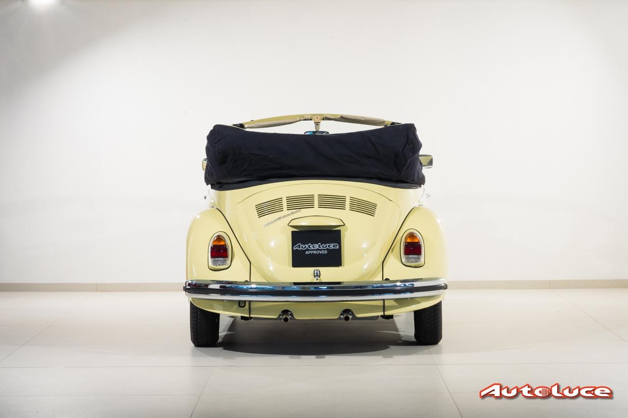 Volkswagen Maggiolino Cabriolet - Vetro piatto - Restaurata completamente - ASI Oro - Targa originale