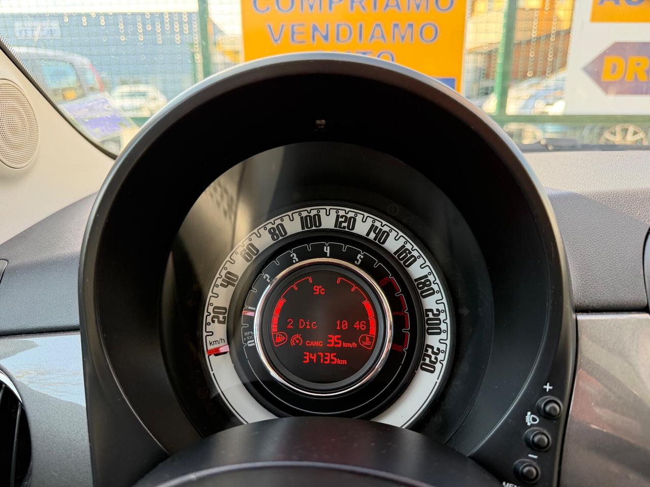 Fiat 500 1.2 Lounge “ 34 Mila Km CERTIFICATI “