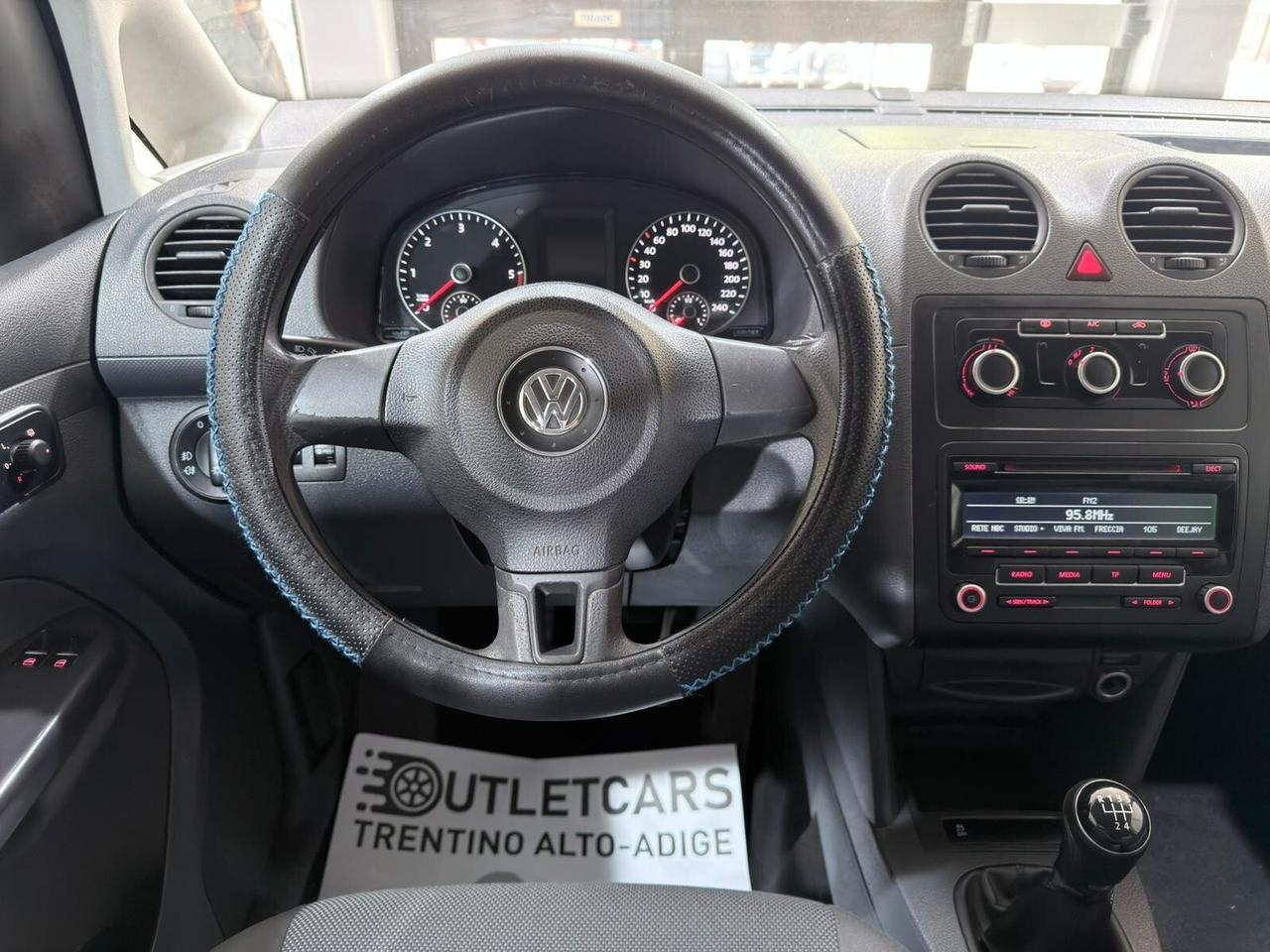 VW CADDY MAXI 1.6 TDI 102CV 7POSTI GANCIO TRAINO