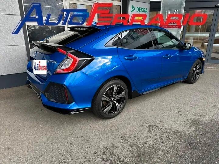 Honda Civic SPORT PLUS TETTO APRIBILE RETROCAMERA SENS PAR DOPPI LINE ASSIST VETRI SCURI 17" PRONTA CONSEGNA