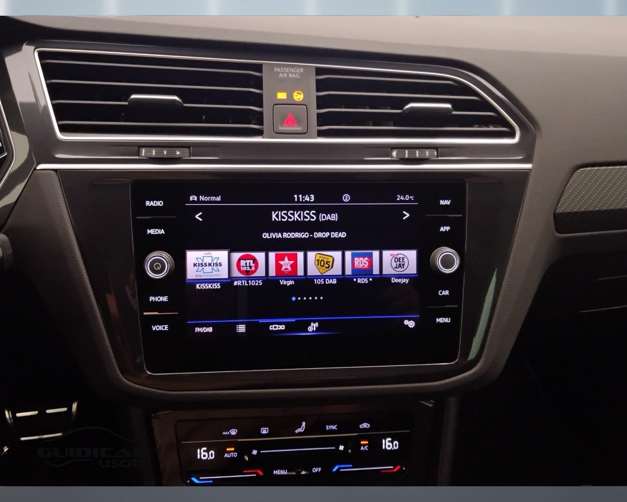 VOLKSWAGEN Tiguan II 2021 - Tiguan 2.0 tdi R-Line 4motion 150cv dsg