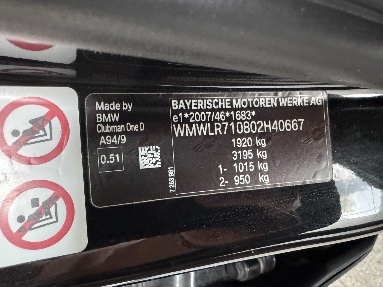 Mini Clubman One D Boost 1.5 D Auto Carplay Led Ambiente