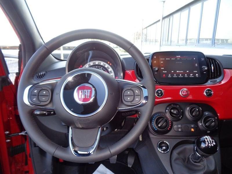 FIAT 500 1.0 Hybrid Red