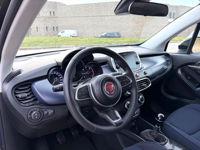 FIAT 500X 1.3 MJET 95CV CLUB+NAVI CARPLAY+CERCHI+PELLETEX