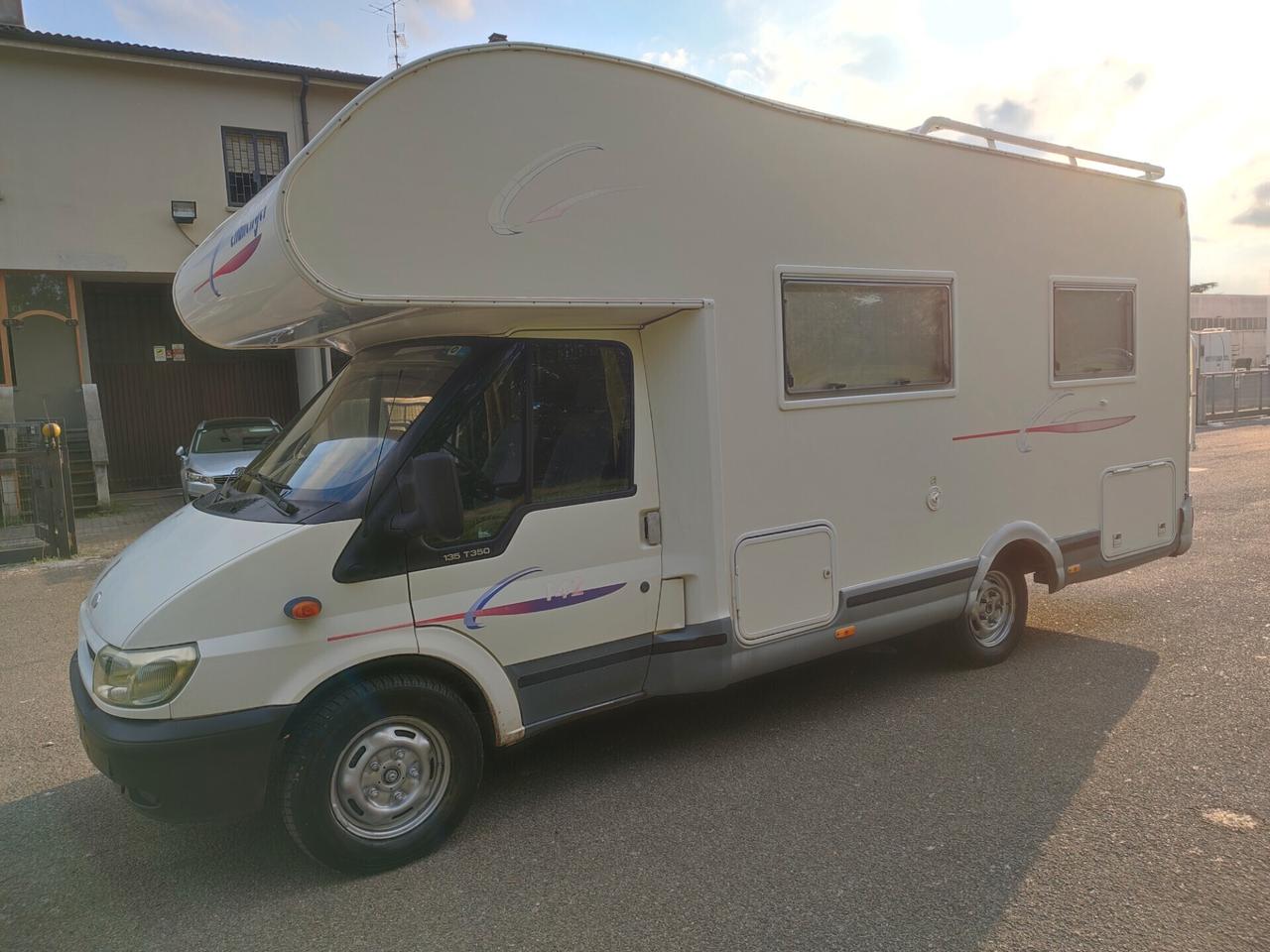 FORD TRANSIT CAMPER 6POSTI LETTO CHALLENGER 135T350