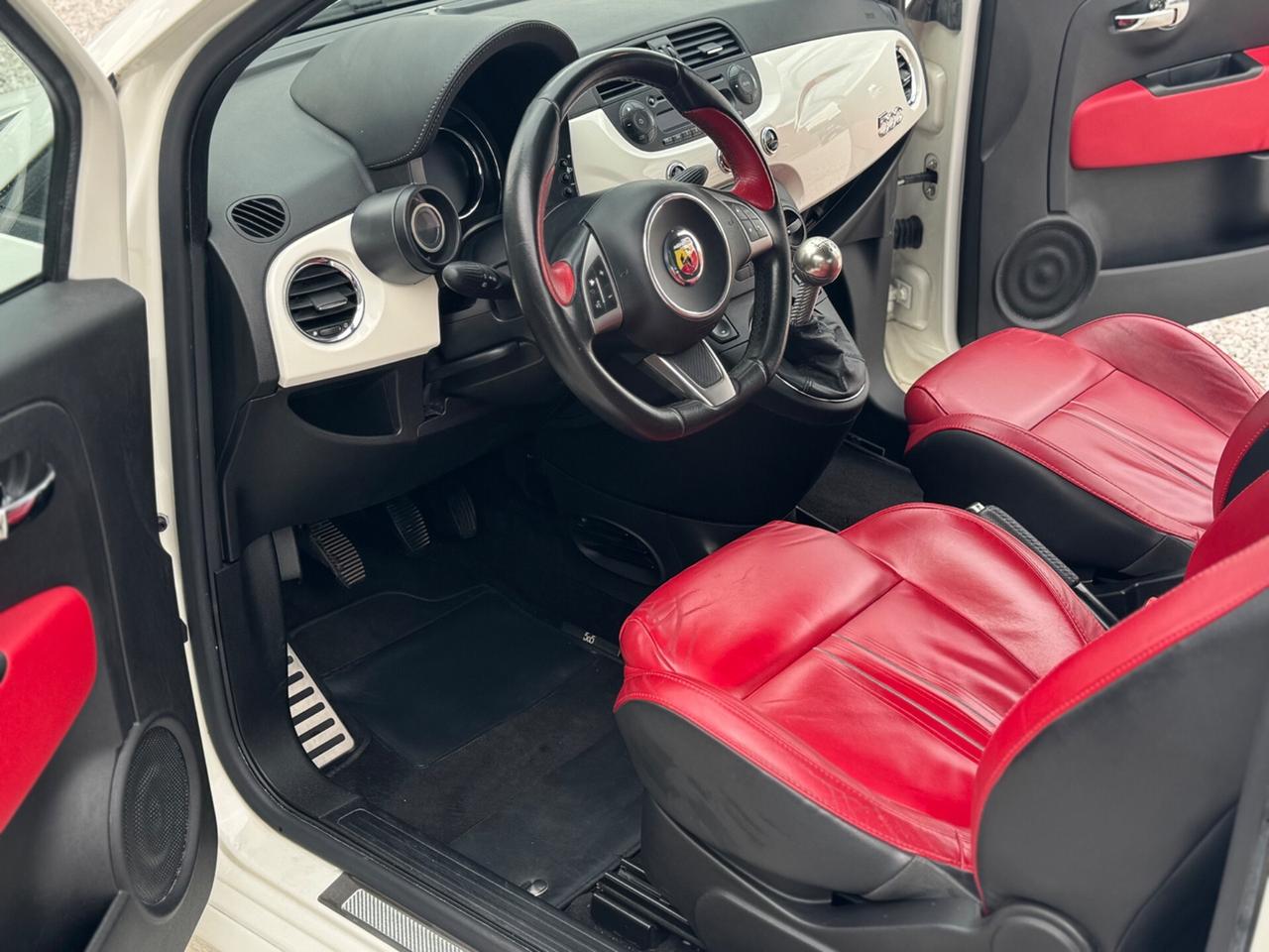 Abarth 595 1.4 Turbo T-Jet 160 CV Turismo Pelle Rossa !