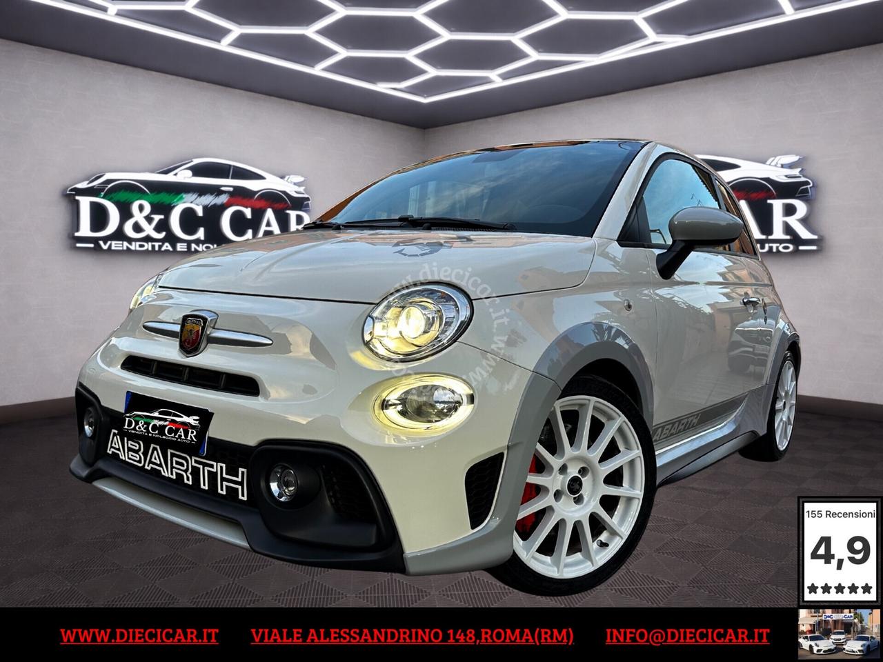 Abarth 695 70TH 180cv NAVI SABELT XENO AUDIO BEATS FULL