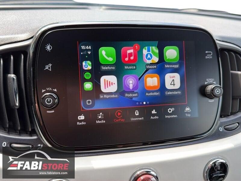 FIAT 500 Hybrid 1.0 Hybrid 70 Cv Lounge - CarPlay, Cruise, Sensori ecc
