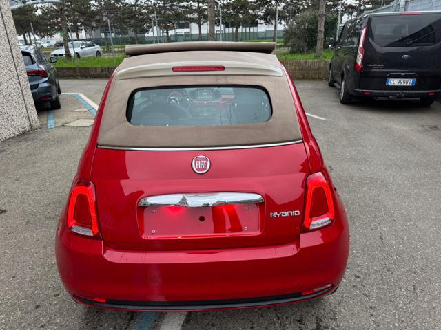 FIAT 500 C 1.0 Hybrid Red KM. 20.800