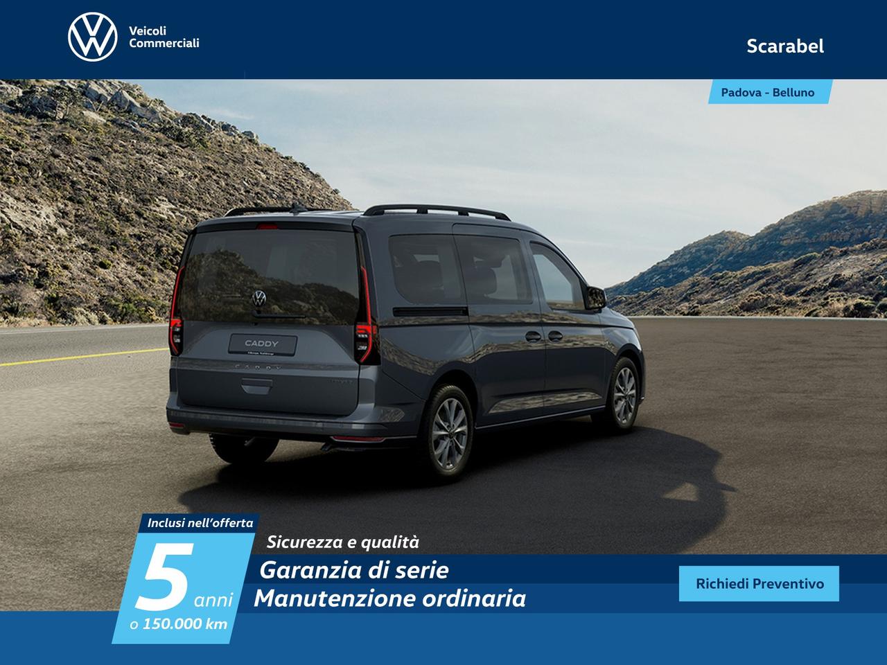 Volkswagen Caddy maxi 1.5 phev 150cv life dsg