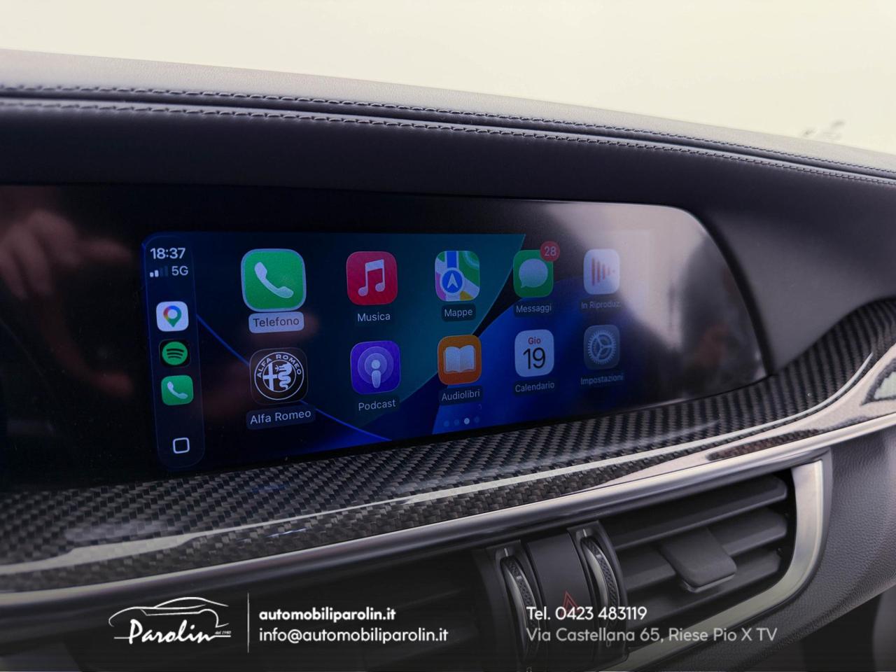 Alfa Romeo Stelvio 2.2 t Veloce Ti Q4 210cv auto Carbon-Black pack