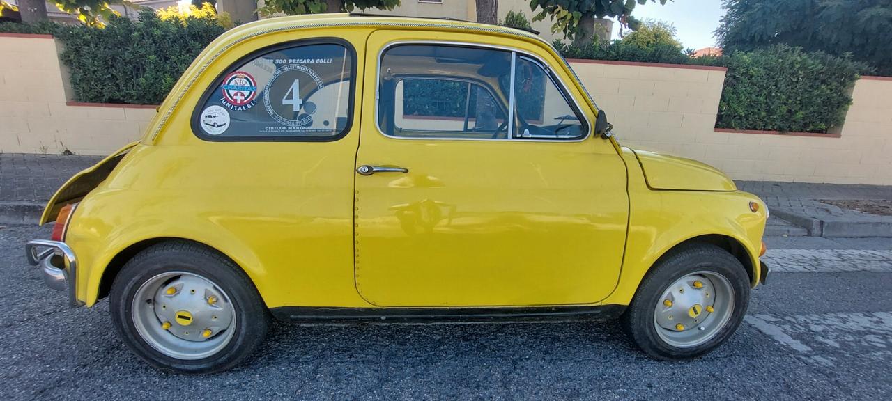 FIAT 500 TUTTA ORIGINALE CON PARECCHIE MODIFICHE TETTO APRIBILE MOTORE COME NUOVO
