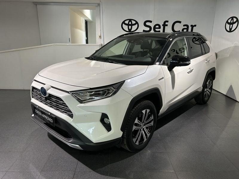 Toyota RAV4 2.5 HV (222CV) E-CVT AWD-i Lounge + TECH PACK + TETTO APRIBILE/PANORAMICO
