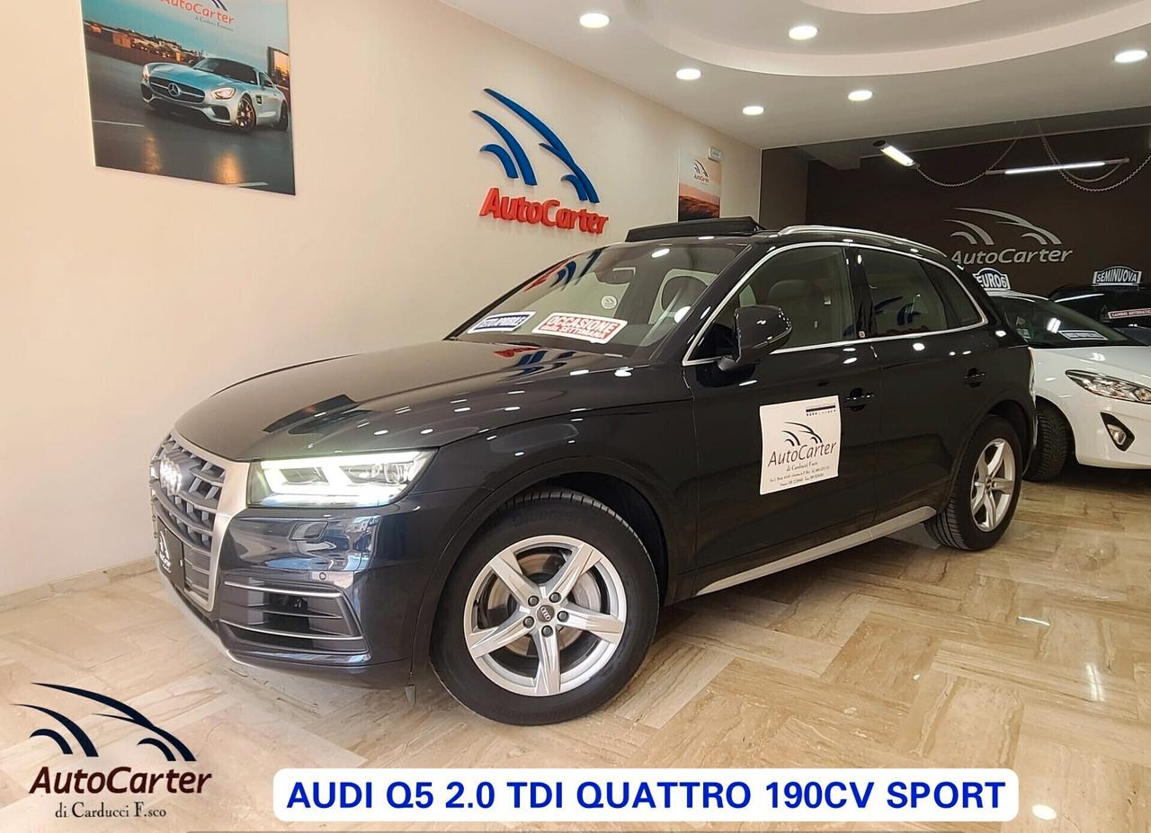Audi Q5 2.0 TDI 190CV QUATTRO *TETTO-PELLE-XENO*