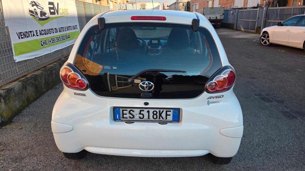 Toyota Aygo 1.0 12V VVT-i 5 porte Lounge Connect unico proprietario