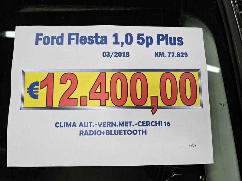 Ford Fiesta Plus 1.0 5 porte