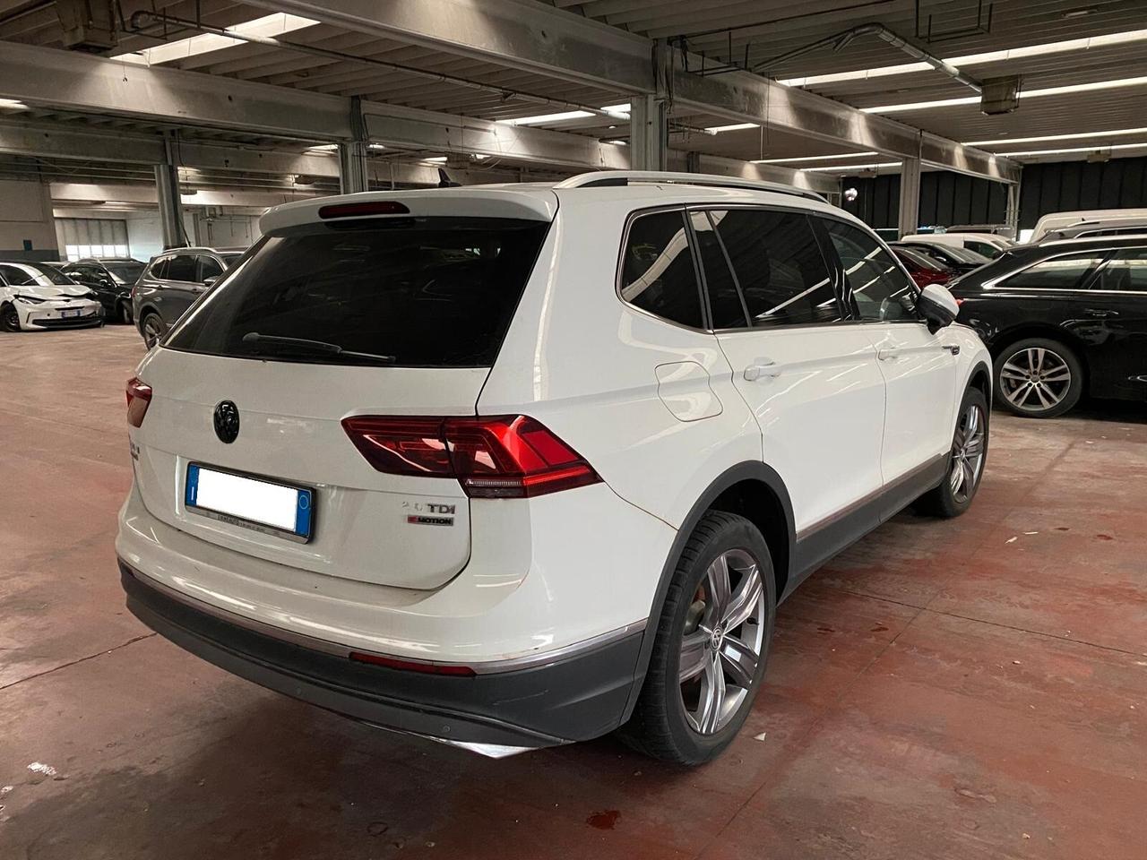 Volkswagen Tiguan Allspace 2.0 tdi 4motion 150cv dsg MOTORE KO