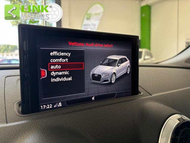 AUDI A3 SPB 30 TDI KM CERT, NAV, CLIMA BIZ.