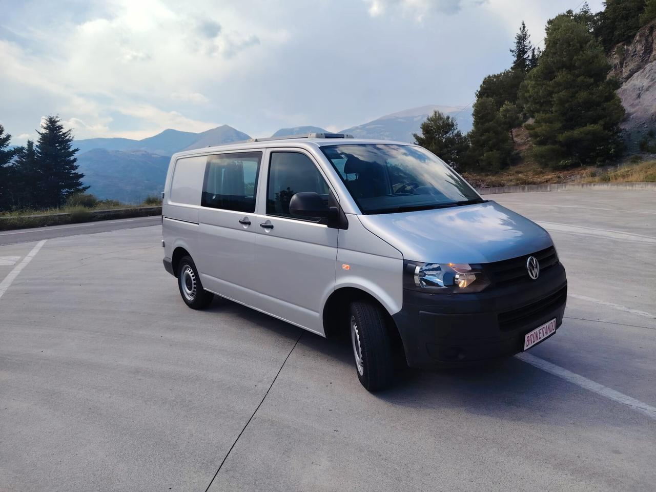 Volkswagen Transporter 2.0Tdi 140Cv 6Marce OMOLOGATO CAMPER -Pronta Consegna-Clima-Gancio-Leggere Annuncio 2 POSTI-Pronta Consegna-Clima-2014-