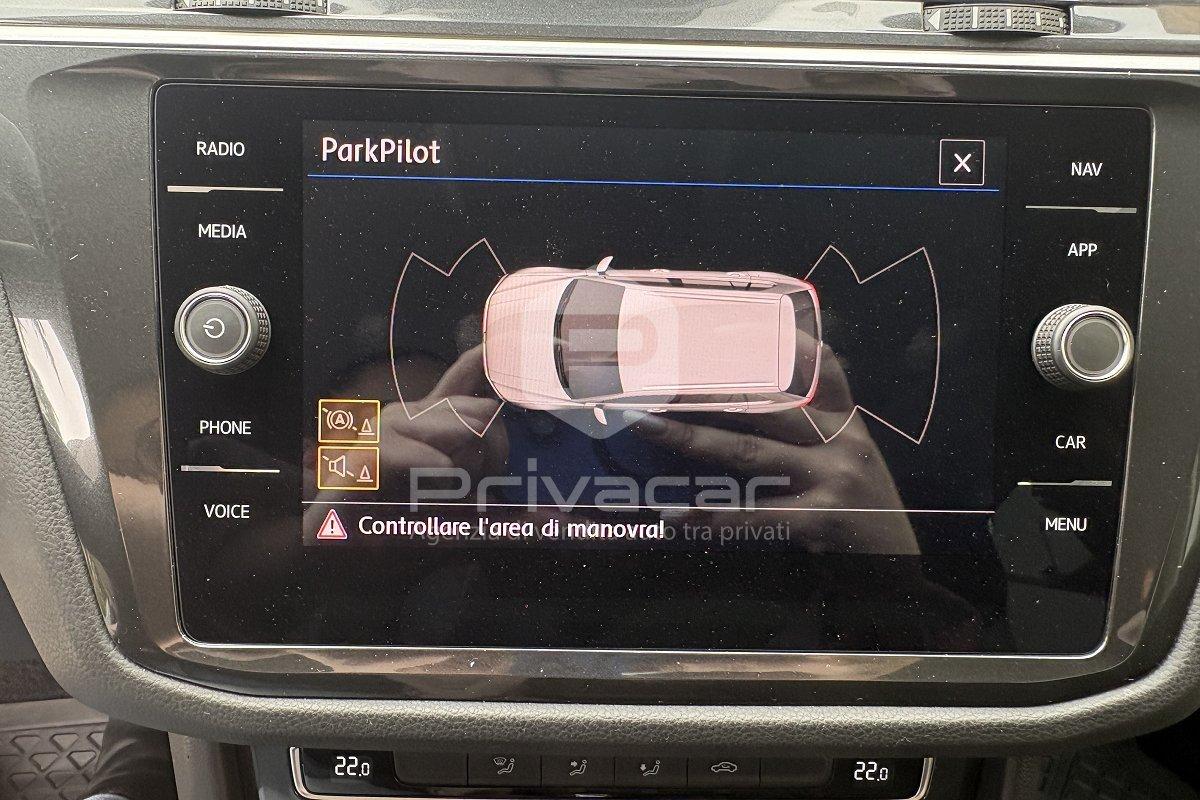 VOLKSWAGEN Tiguan 2.0 TDI 190 CV SCR DSG 4MOTION Advanced BMT