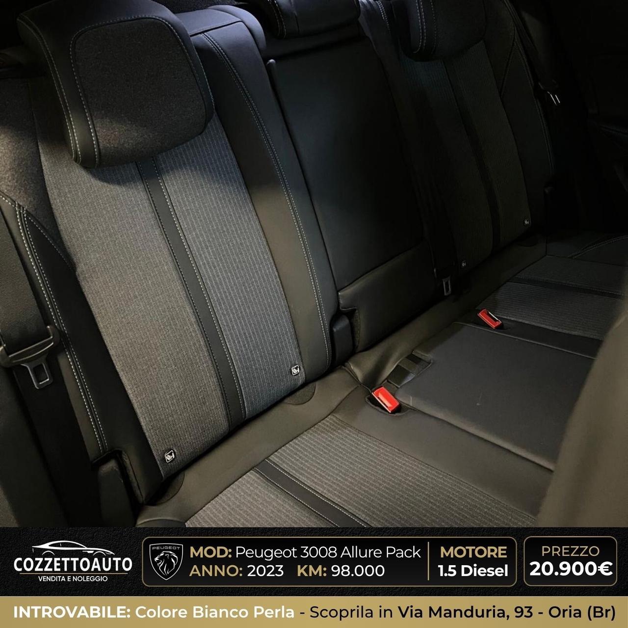 Peugeot 3008 Bianco Perla EAT8 Allure Pack