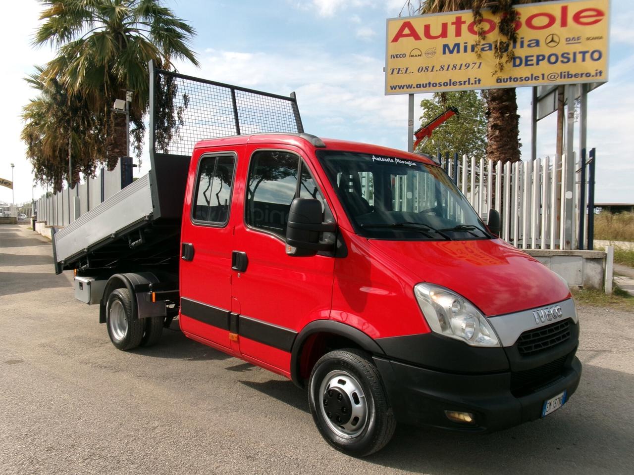 Iveco Daily 35C13 2.3 130CV EURO 5 DOPPIA CABINA 7P RIBALTABILE TRILATERALE